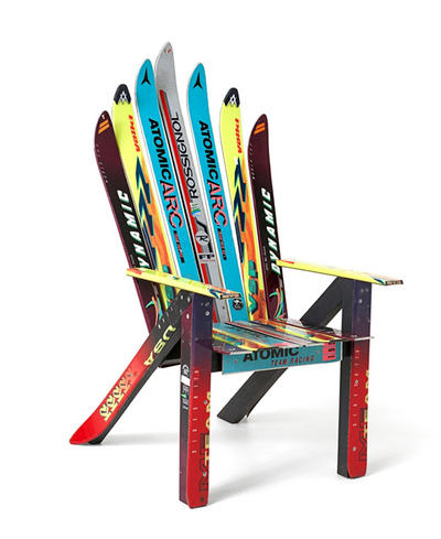 Adirondack Chair + Old Skis - Ski Gabber - Newschoolers.com