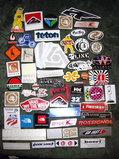 FS: More SKI STICKERS than you know what to do with - Sell and Trade ...