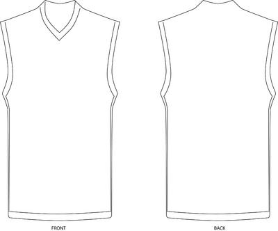  Blank jersey template  Media And Arts Newschoolers com